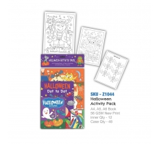 Halloween Activity Pack + Crayons