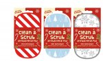 Christmas 2 In 1 Antibacterial Scrubbing Pad