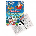 Christmas A6 Colouring & Puzzle Book X 24 ( 11P Each )