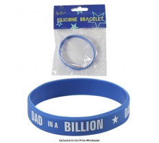Dad In A Billion Silicone Bracelet