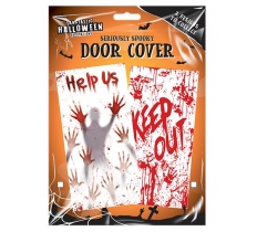 Halloween Scary Door Cover