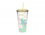 Easter Printed Tumbler with Spiral Straw 400ml