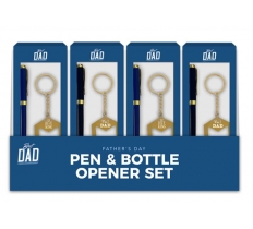 Father's Day Pen and Bottle Opener Set