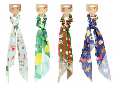 Hair Scrunchie Long Scarf