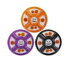 Halloween 30cm Party Dip Tray ( Assorted Colours )