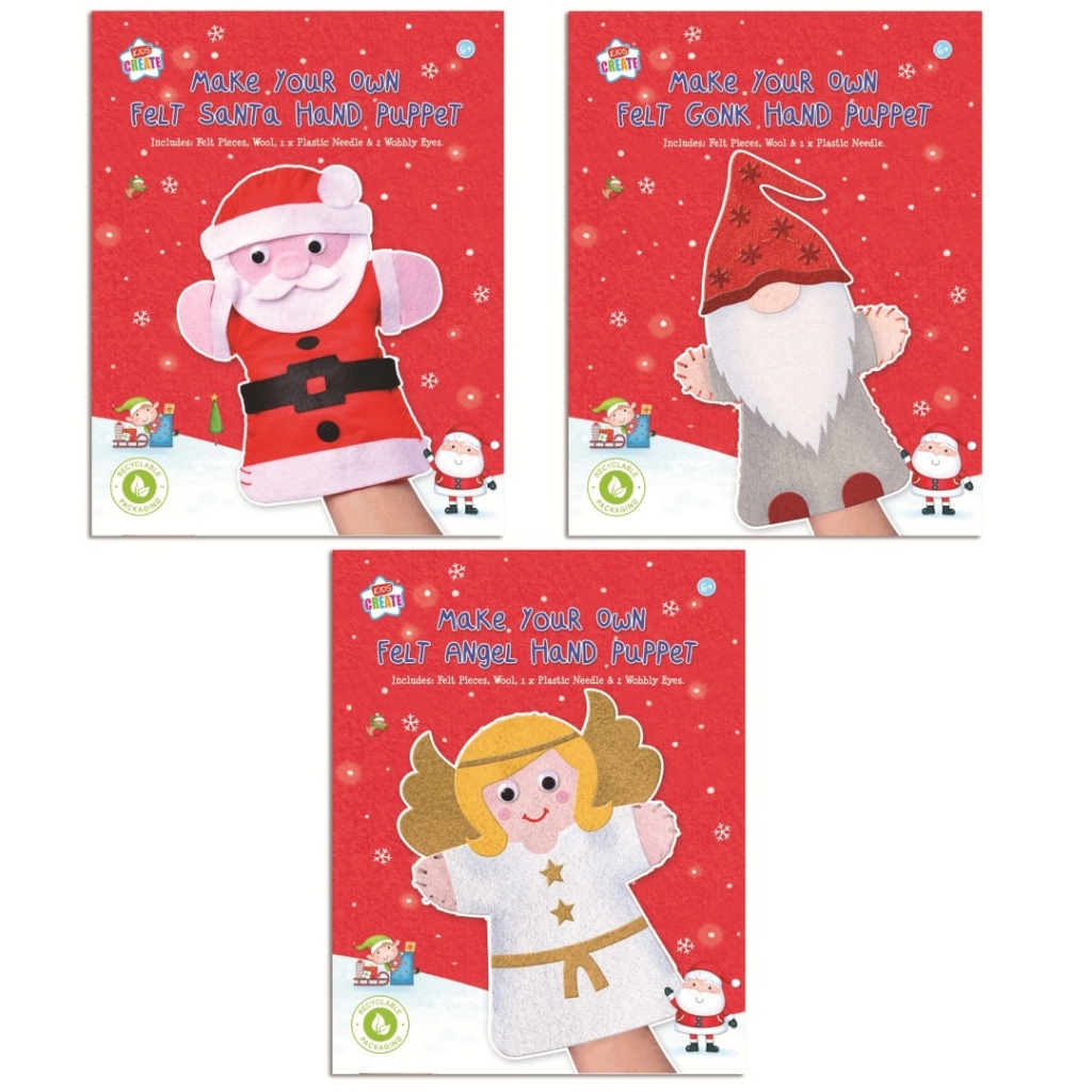 Christmas MYO Hand Puppet - Click Image to Close