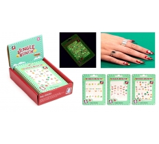 Jingle Bunch Christmas Self Adhesive Nail Stickers