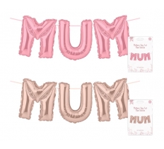 Mum Foil Balloon Banner