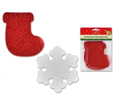 12Pack Christmas Eva Foam Craft Cut Outs