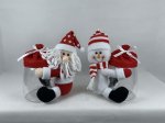 10" Santa / Snowman Christmas Candy Jar