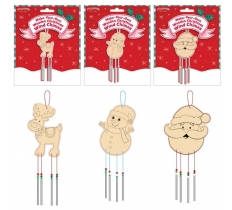 Christmas MYO Wooden Wind Chimes