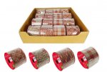 Christmas Ribbon Nature With Red Print 2.7m ( Assorted )