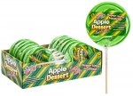 Apple Dessert Swirl Candy Lolly On Wooden Stick 12 D/Box