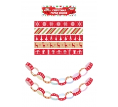 Christmas Paper Chains DIY Decoration Set