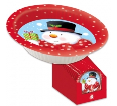 Christmas Paper Bowl Pack Of 6