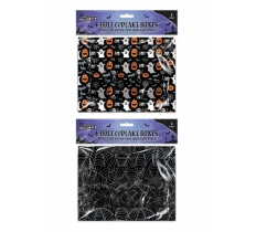 HALLOWEEN 6-HOLE CUPCAKE BOXES 2PK