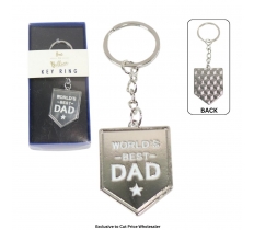 Dad In A Billion Keyring