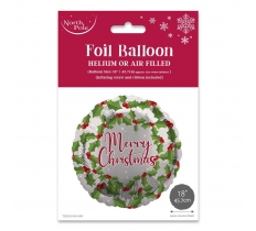 Merry Christmas 18" Foil Balloon