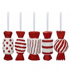 CHRISTMAS CANDY CANE DECORATIONS