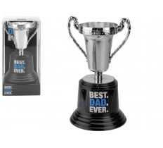 13cm Best Dad Ever Plastic Trophy