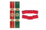 Christmas Crackers 11" x 50 Red And Green Star ( 38p Each )