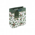 Christmas Holly Medium Gift Bag