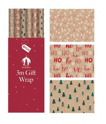Christmas Wrap 3m Extra Pattern