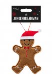 Felt Gingerbread Man Dec 12.5cm X 8.5cm X 0.5cm