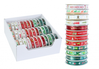 Christmas Ribbon 10mm X 2m