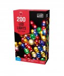 Mains Powered Indoor / Outdoor LED Lights 200 Multi