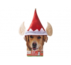 Elf Pet Hat With Elf Ears & Strap