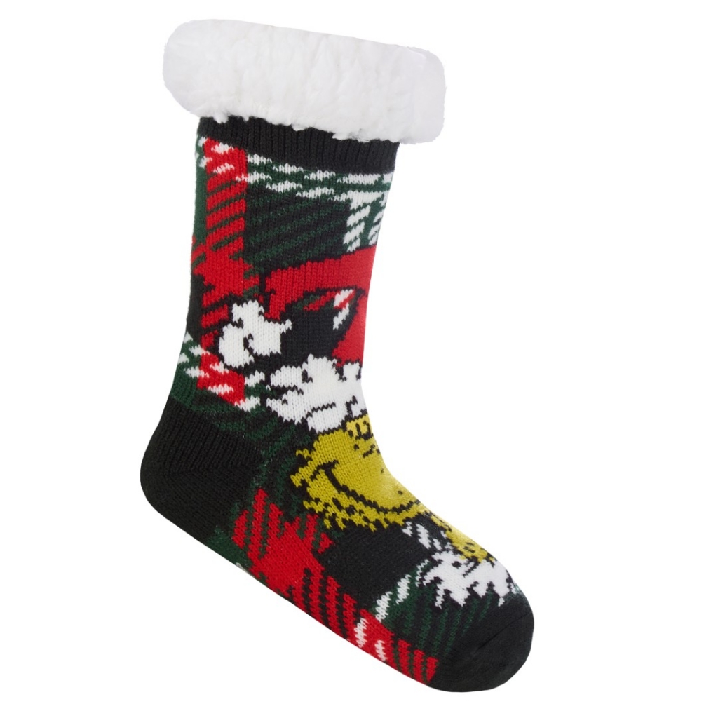 Kids Grinch Lounge Socks ( One Pair ) - Click Image to Close
