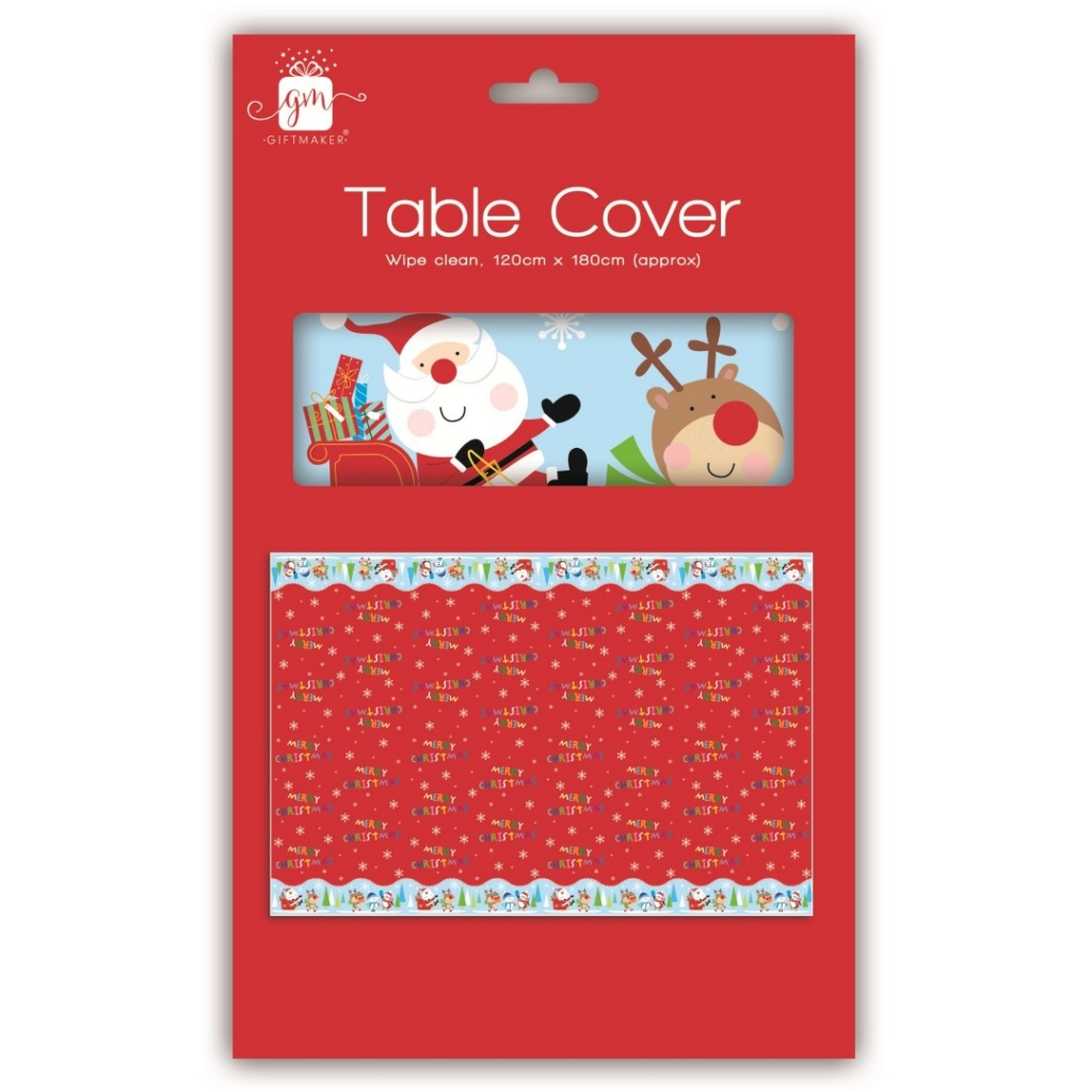 Christmas Table Cover Kids Character - Click Image to Close