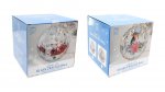 Light Up Glass Crackle Ball 15cm ( Assorted )