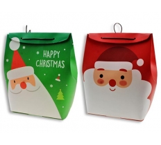 Christmas Santa Gift Bag Box (18.5X11X25cm)