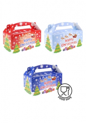 Christmas Lunch Box Large ( Assorted Designs )