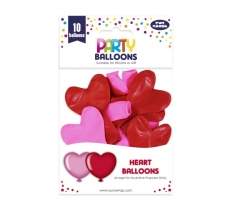 Valentine's Day Red And Pink Heart Balloon