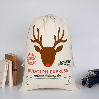 Rudolph Express Santa Sack 70cm X 50cm