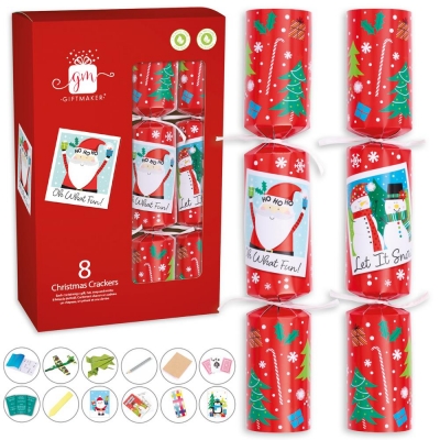 Christmas Crackers 12" X 8 Novelty Characters