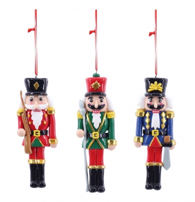Christmas Nutcracker Hang 13cm