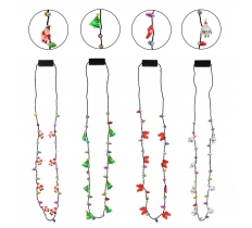 Light Up Necklace 8Pc Flashing