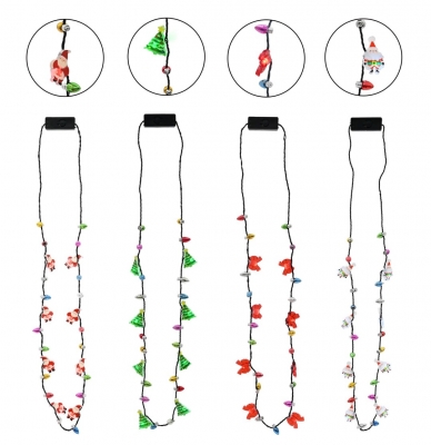 Light Up Necklace 8Pc Flashing