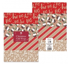 Kraft Flat Wrap 8 Sheet