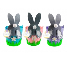 Easter Pom Pom Bunny Basket