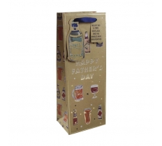 FATHER DAY BEER KRAFT BOTTLE BAG