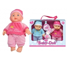 9" Vinyl Twin Dolls Baby Dolls In Window Box