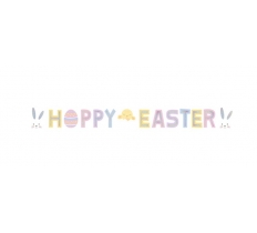 Happy Easter Holographic Bunting 2m