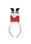 Headband Santa Down Chimney