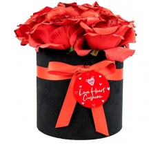 Artificial Flowers Gift Box 22cm x 19.5cm