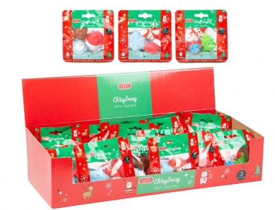 Christmas Mini Squishies 3 Pack